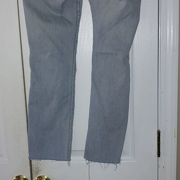 TRUE RELIGION Billy 25 Low Rise Straight Leg  Crop Jeans Flap Pockets - Picture 5 of 9